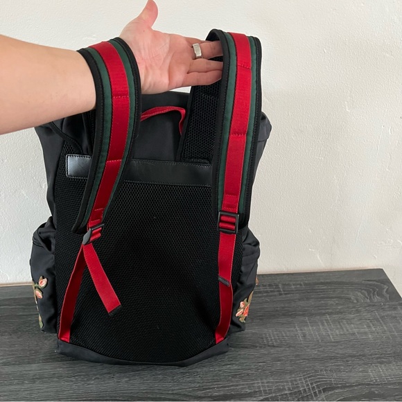 Gucci L'Aveugle Par Amour Embroidered Tech Pack Backpack - Picture 11 of 13